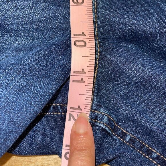 Lucky Brand‎ Womens Denim High Rise Wide Leg Jeans Medium Wash Blue 12/31 - Picture 8 of 9